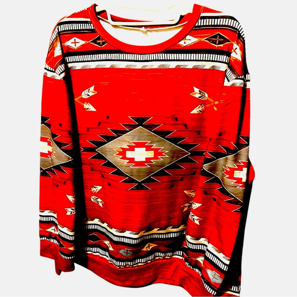 Blouse/pullover NWOT 96% Poly 4% Spandex, LINED crewneck/deep cuffs/bottom hem